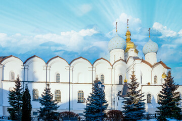 Cathedral of the Annunciation in Kazan Kremlin, Tatarstan, Russia