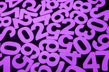 
Background of numbers. from zero to nine. Finance data concept. Matematic. Seamless pattern with numbers. financial crisis concept. Business success
