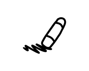 rubber eraser sketch illustration. a collection of uncolored hand-drawn doodles in vector graphics for creative element design.