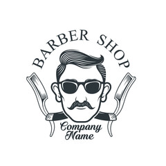 illustration for barber shop