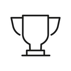 Vector Line Icon Related Award, Cup, Winner, Trophy
