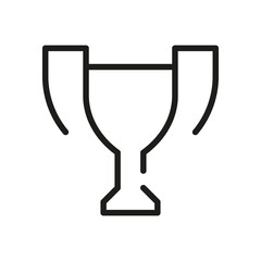 Vector Line Icon Related Award, Cup, Winner, Trophy