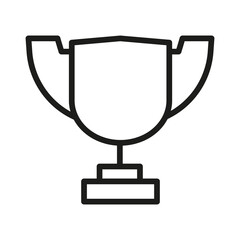Vector Line Icon Related Award, Cup, Winner, Trophy