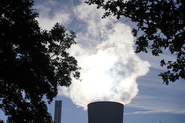Pollution from coal power plant. Germany 