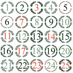 Christmas advent calendar