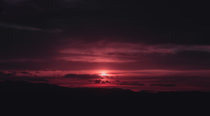 Fototapeta na wymiar sunset and sunrise 