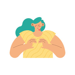 young girl character