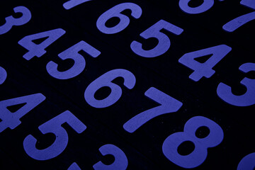 Background of numbers. from zero to nine. Finance data concept. Matematic. Seamless pattern with numbers. financial crisis concept. Business success