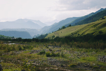 Fototapeta premium Beautiful views and sights of Georgia