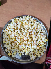 Homemade popcorn