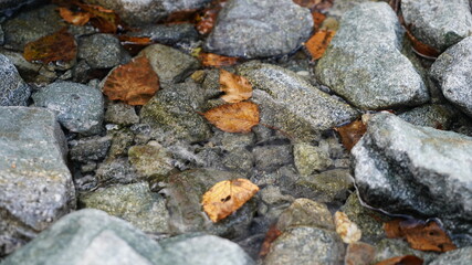 穂高登山　本谷橋からの風景