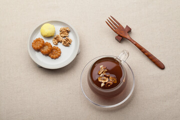 전통차,대추차,음식,전통,전통음식,접시,추석,컨셉,컬러풀,한과,한국,한국전통누끼,디저트,명,절목재,문화,백그라운드,사람없음,스튜디오,신선,실내,오브젝트,