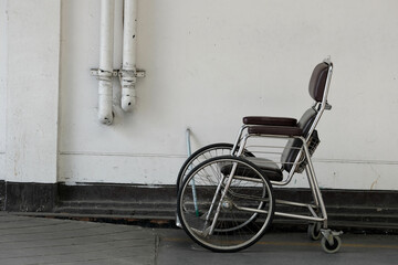 Fototapeta na wymiar wheelchair in hospital