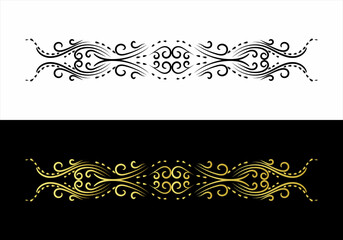 Floral cut file with space in the midle, Filigree ornate page borders. Decorative scroll frame