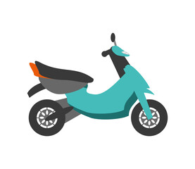 green motorbike icon