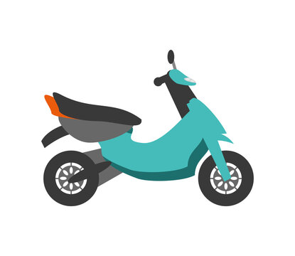 Green Motorbike Icon