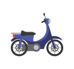 purple motorcycle icon