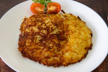 Swiss potato cake called Roesti