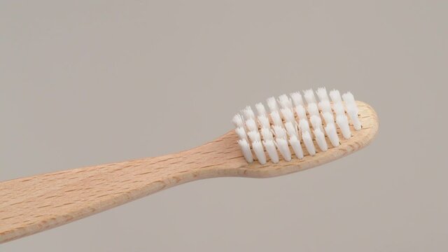 bamboo toothbrush - wood toothbrush - wooden and plastic free brush for brushing the teeth - eco friendly alternative - zero waste tool