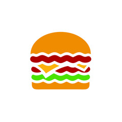 Burger logo on a white background
