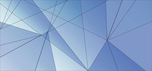 Blue Abstract Geometric Background