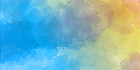 Colorful bright ink and watercolor textures background. Hand painted abstract image.