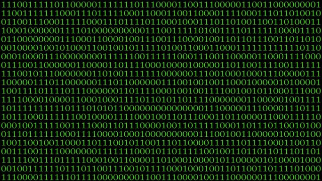 Modern technology hex green code concept. Digital abstract background.