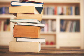 stack of books