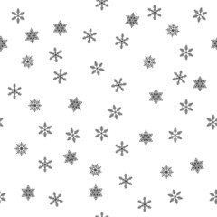 Merry christmas background, Xmas snow flake poster template, winter decoration vector illustration, greeting card