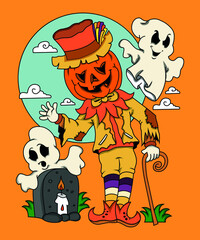 Halloween Spooky Vector 