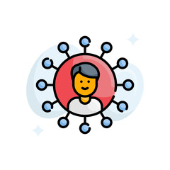 Skills vector filled outline icon style illustration. EPS 10 file