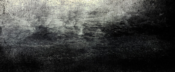 Grey background texture in old vintage paper design with black border, old antique metal background illustration in earthy coffee color