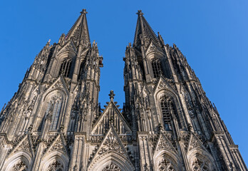 Kölner Dom ohne Gerüst am Nordturm