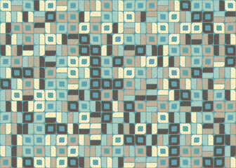Abstract Geometric Pattern generative computational art illustration