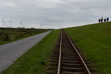 Obraz premium abendlicher Strandsparziergang in Dagebüll