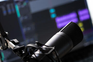 Microphone for home live streaming session. Tools for  podcast, webinar, social media live session....