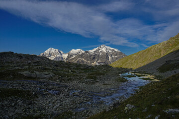 Ortler blick von Düsseldorfer Hütte