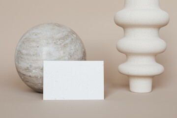 Blank Card with Hourglass