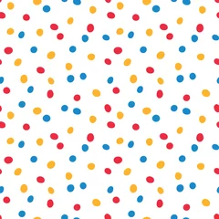  Seamless pattern with colorful dots. © Anastasiia Zhu 