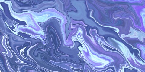 Abstract horizontal delicate blue purple background with texture, banner , in the style of fluid art