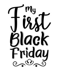 Black Friday SVG design