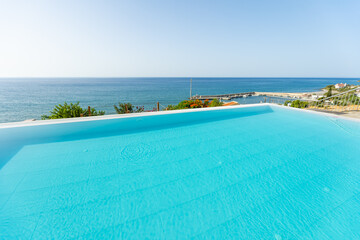 Fototapeta na wymiar swimming pool design at modern residence