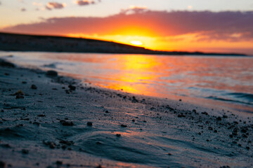 Fototapeta na wymiar Colorful Sunrise On The Ocean