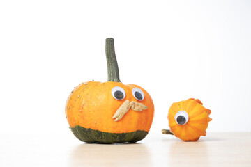 Pumpkins with eyes
