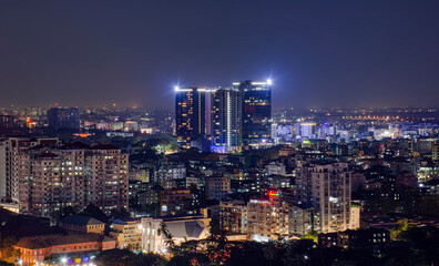 Fototapeta na wymiar Nightscape - City - Yangon.jpg