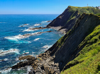rocks on the coast of the Balearic Sea