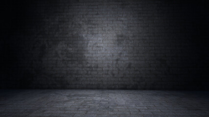 Product showcase spotlight background,.3D rendering