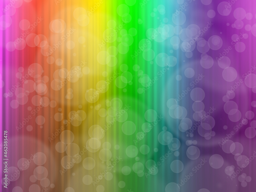 Poster rainbow background with bokeh. abstract colored background for design. banner