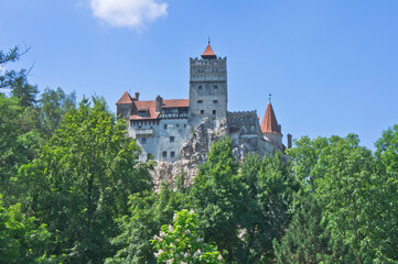 Fototapeta na wymiar Bran Castle, Romania, Balkans, Europe