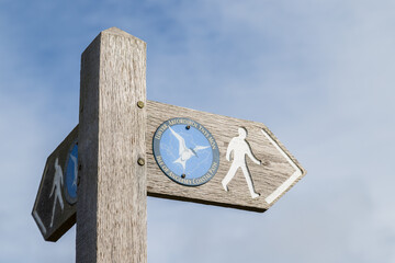 Anglesey Coastal Path sign